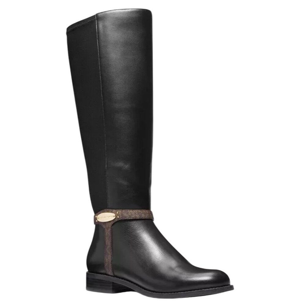 Michael Kors Finley Wide-Calf Riding Boots Women’s Size 7.5 New